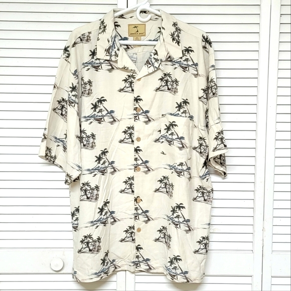 Jamaica Jaxx Silk Button-up Shirt - Picture 2 of 10